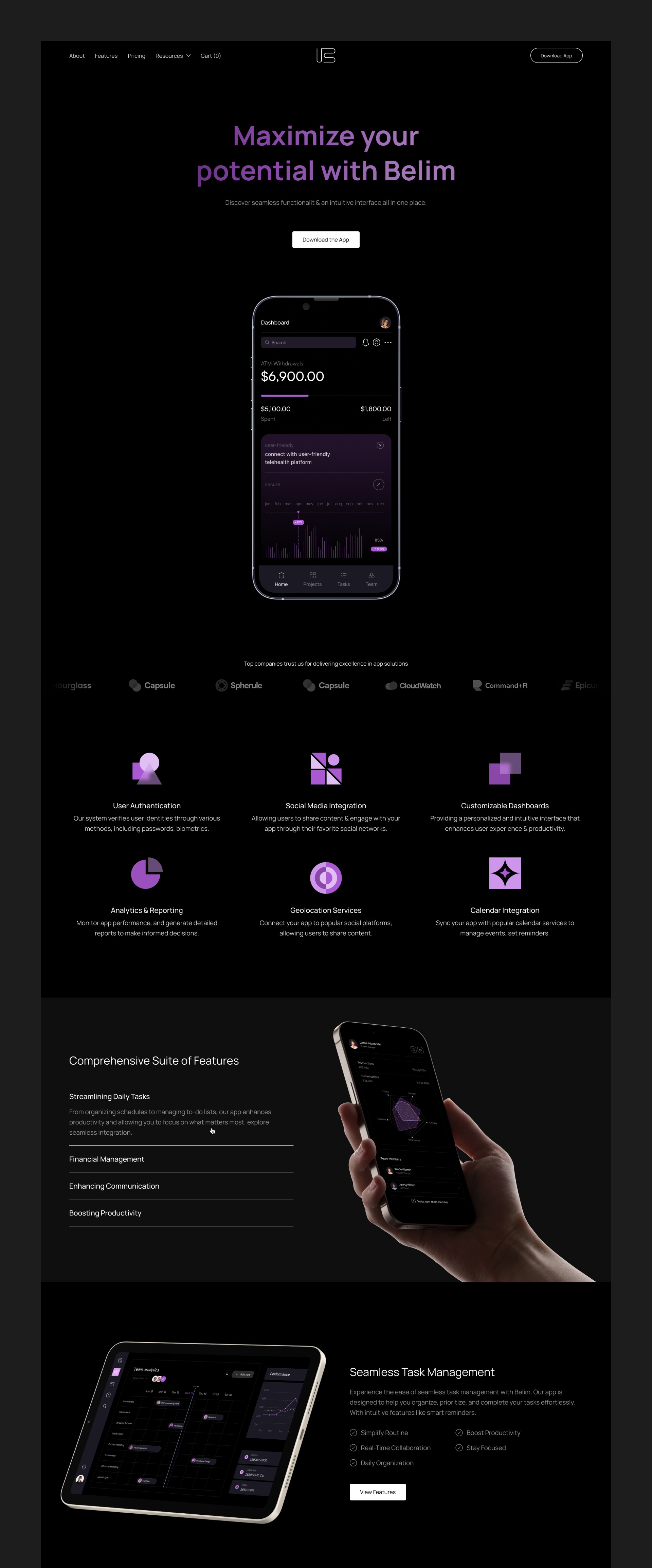 Belim - Technology Website Template Image 0