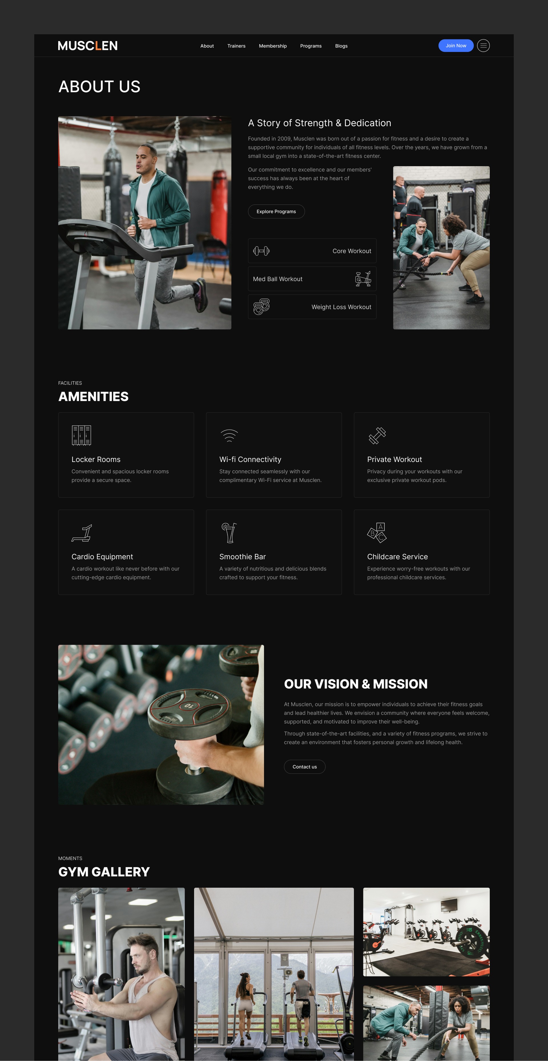 Musclen - Wellness Website Template Image 1