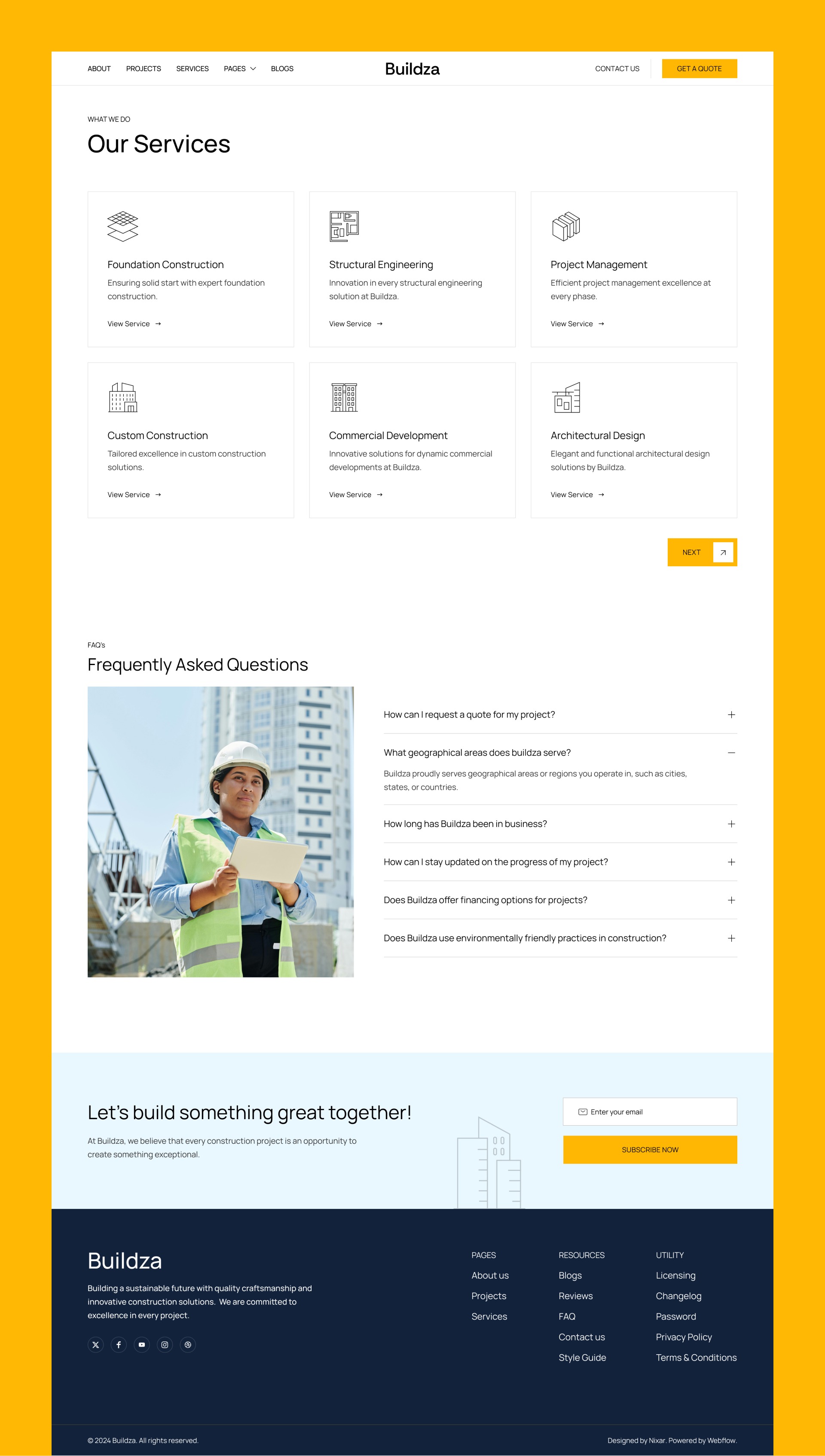 Buildza - Home Services Website Template Image 1