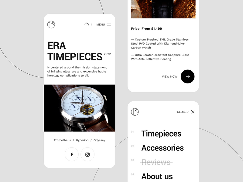 Eratimepieces Redesign Concept