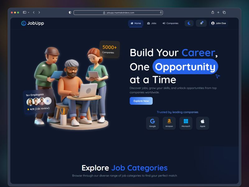 Jobupp — Ultra-Premium Job Board & Recruitment UI Kit