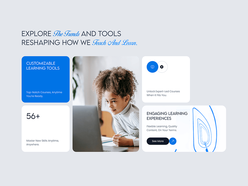 Modern UI/UX for E-Learning Platforms