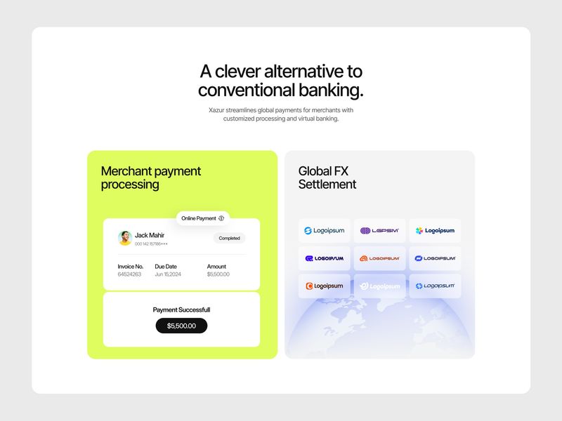 Fintech Website Design