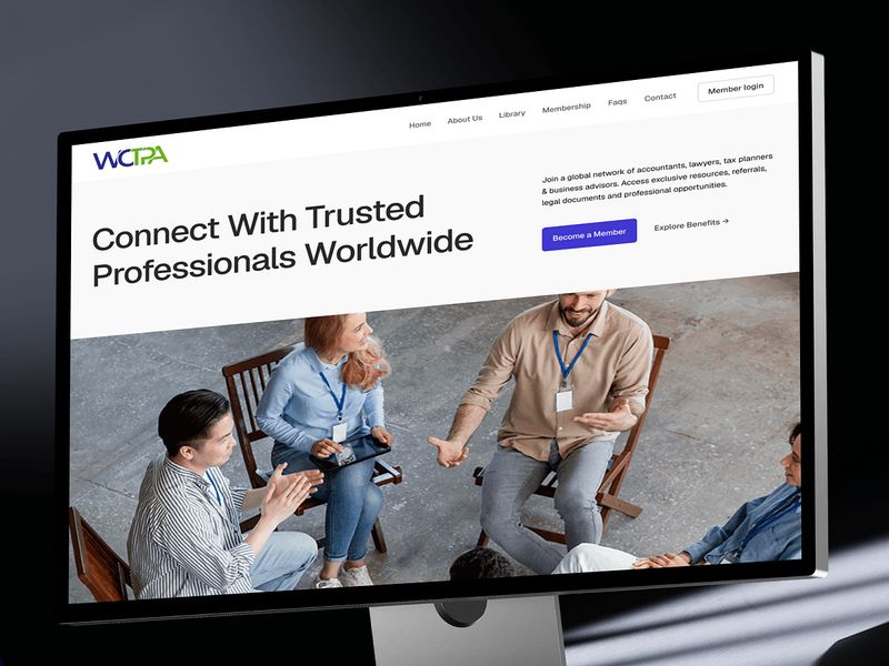 WCTPA – Professional Association Website Redesign