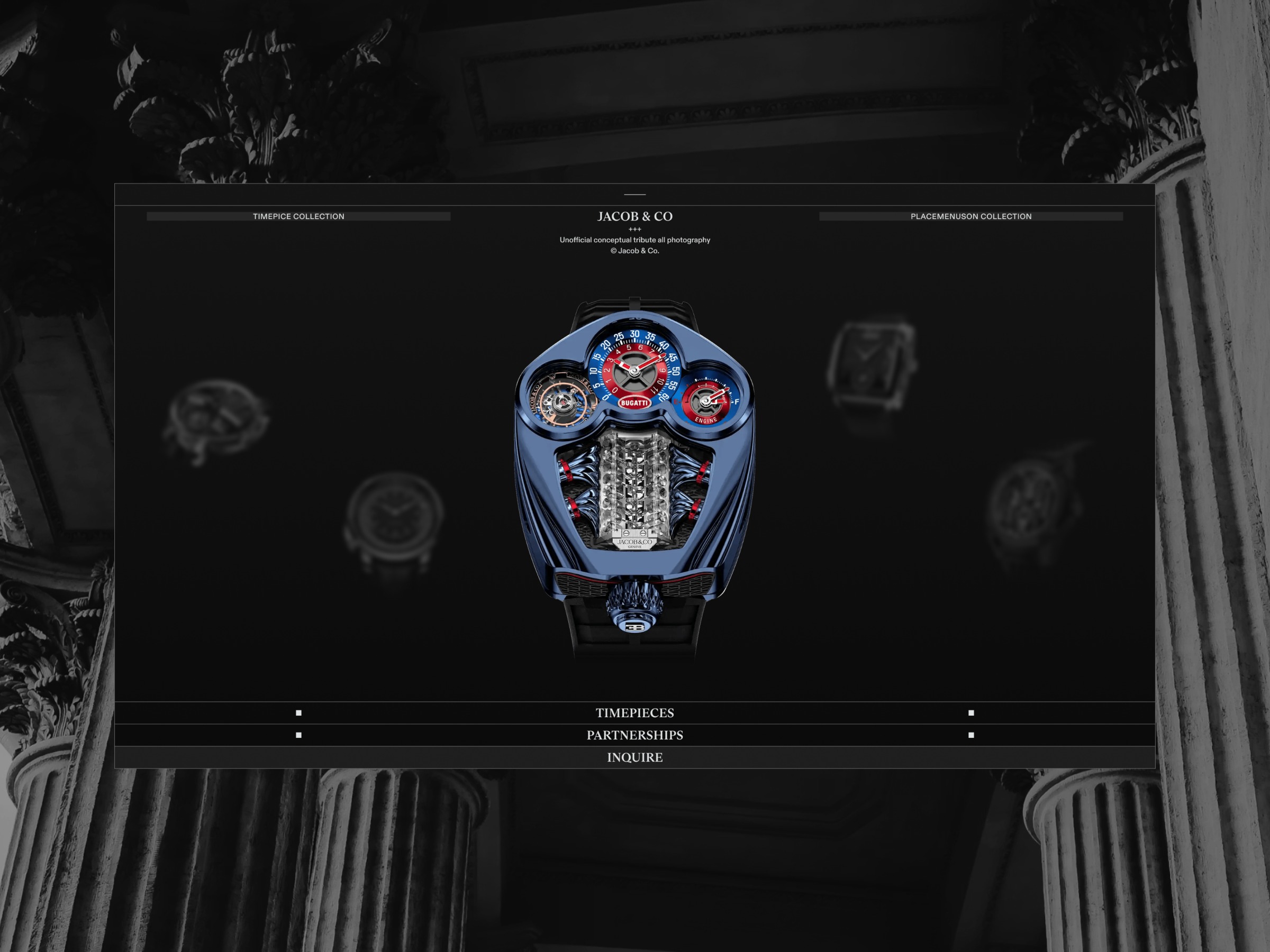 Web Design: Luxury Watches, Jacob & Co  Image 1