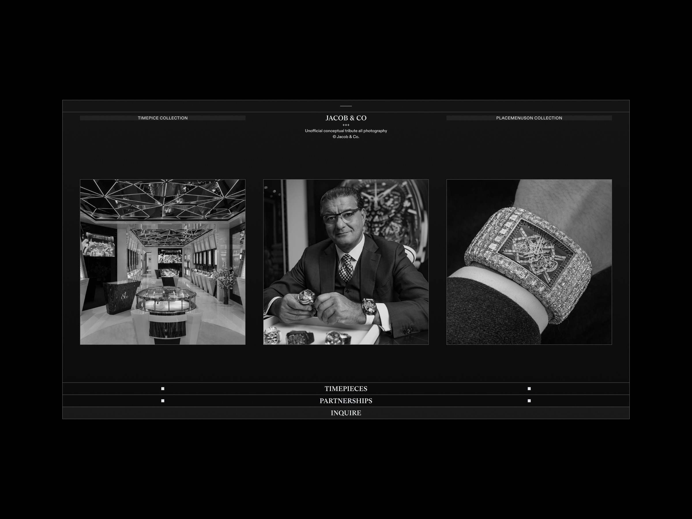 Web Design: Luxury Watches, Jacob & Co  Image 3