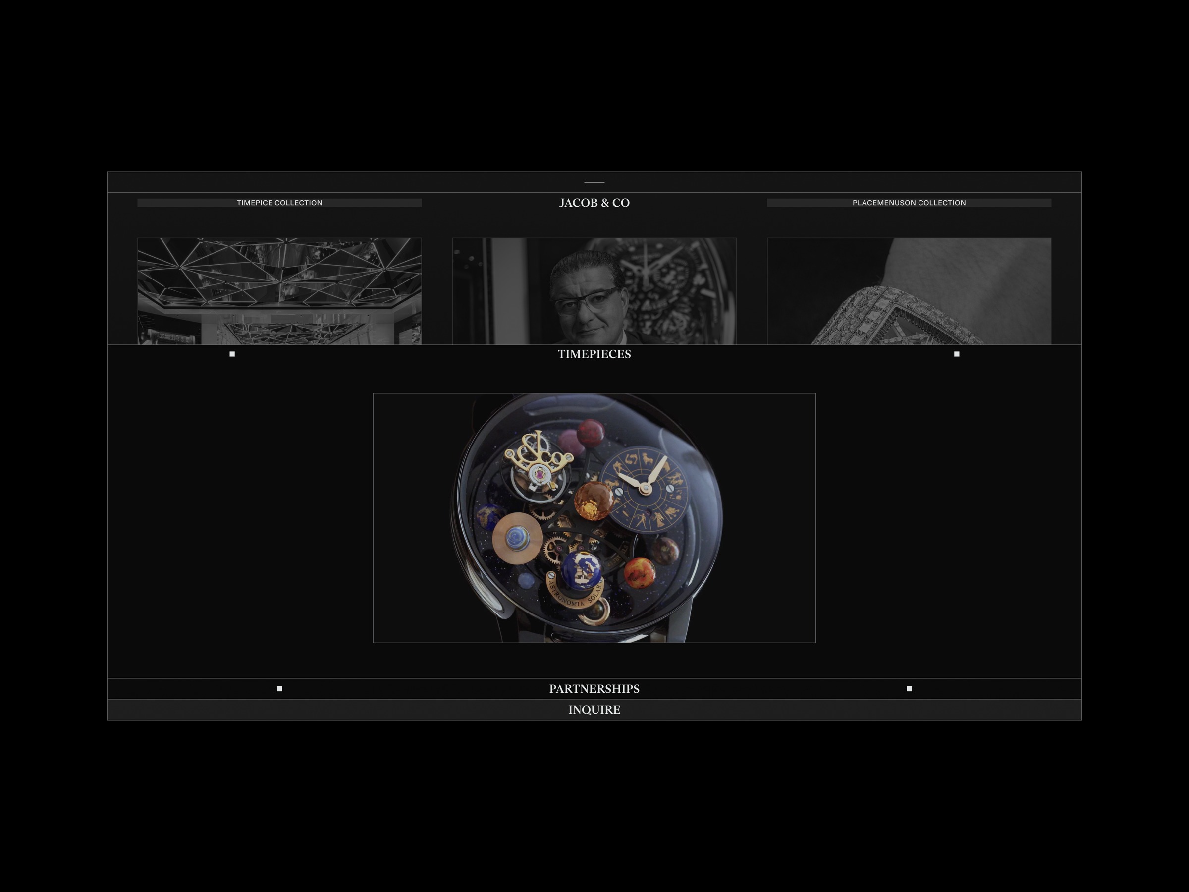 Web Design: Luxury Watches, Jacob & Co  Image 4