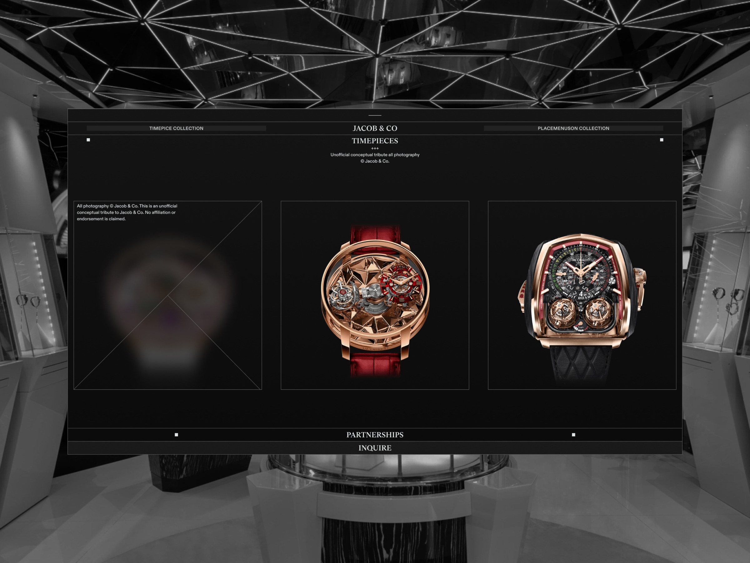 Web Design: Luxury Watches, Jacob & Co  Image 6