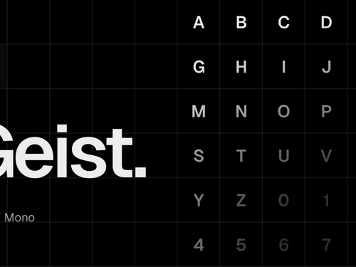 Geist Font — Vercel