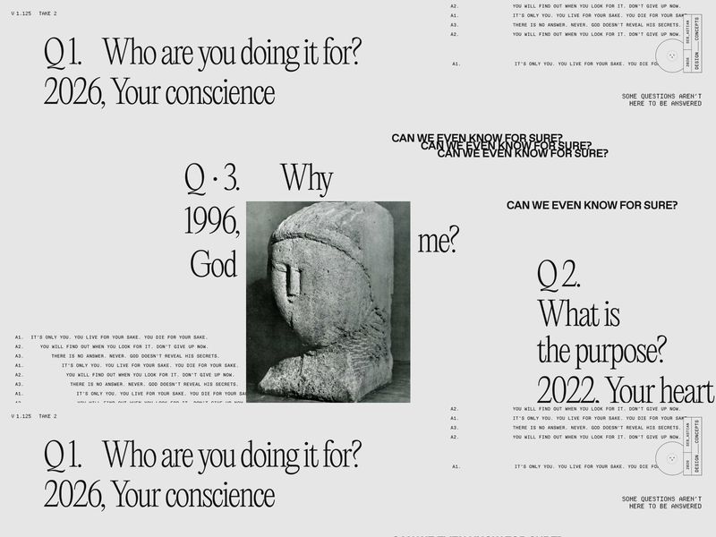 What we can't know - Editorial Design