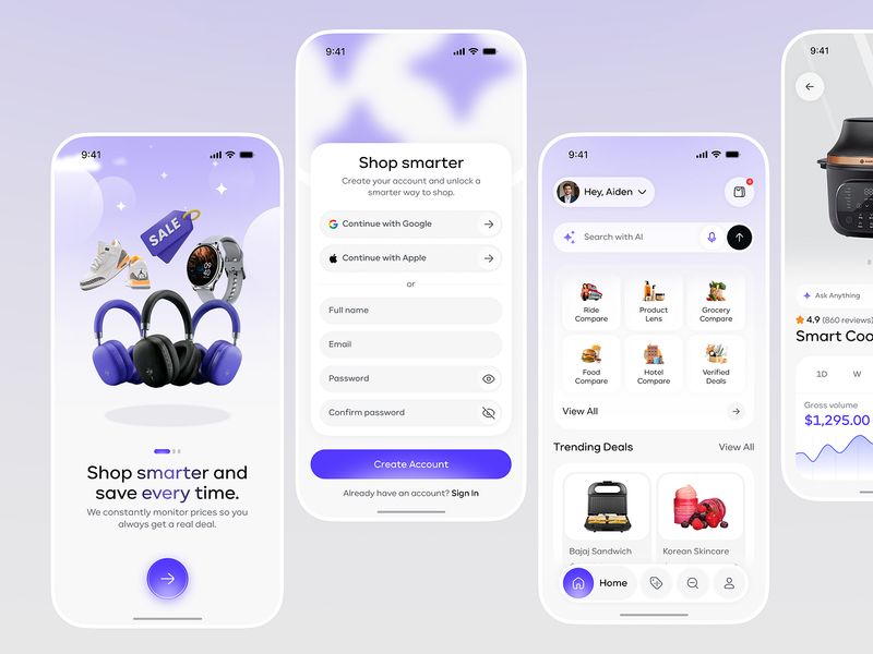 AI Shopping & Price Comparison Mobile App