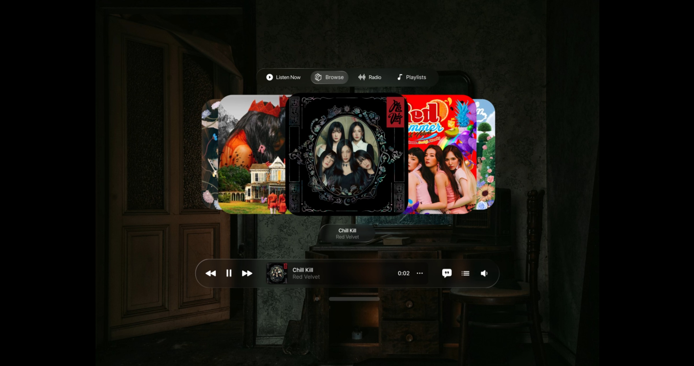 Vision Pro Music Player Image 0
