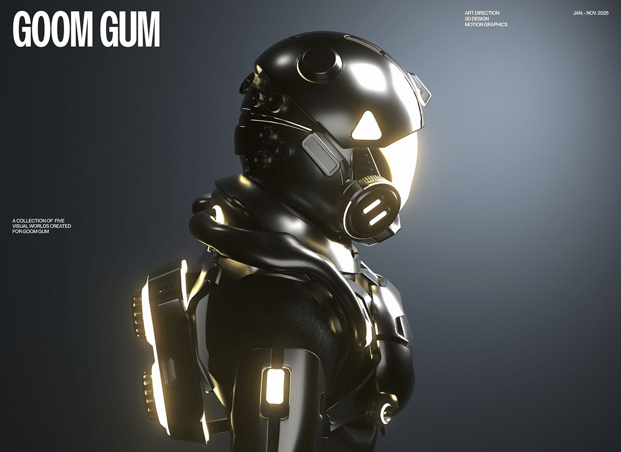 Goom Gum. Q1:Q4:25 by Artemii Lebedev on Muzli
