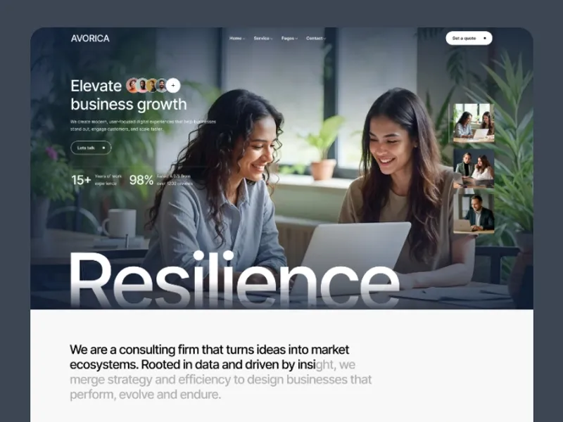 Avorica by Radiant Templates - Uncategorized design asset by webflow