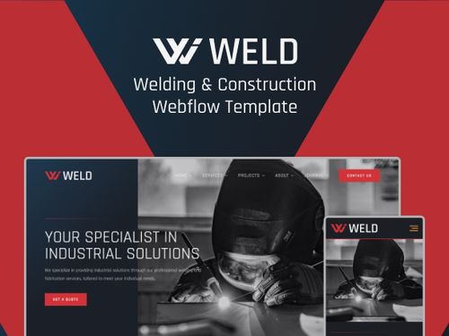 Weld - Construction HTML5 Responsive Website Template