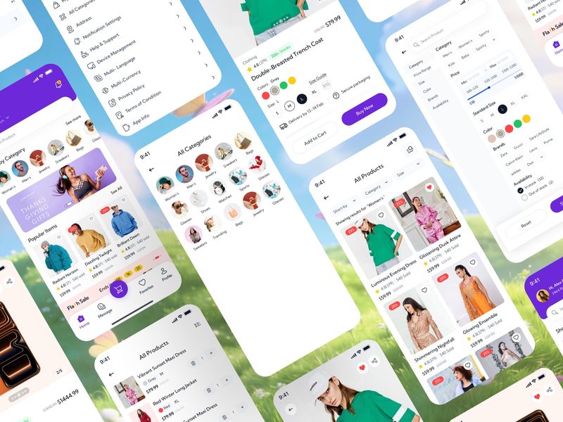 ShopMart - eCommerce Mobile App UI Kit
