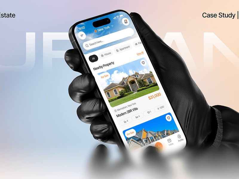 Urban - Real Estate App & UI/UX Case Study