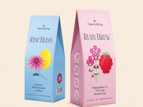 Herb aling tea on Behance