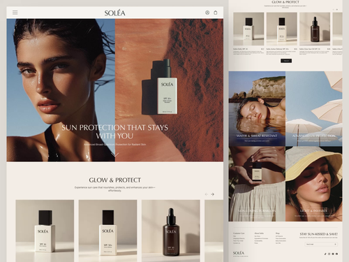 Beauty E-commerce Website Design by Lumios Digital