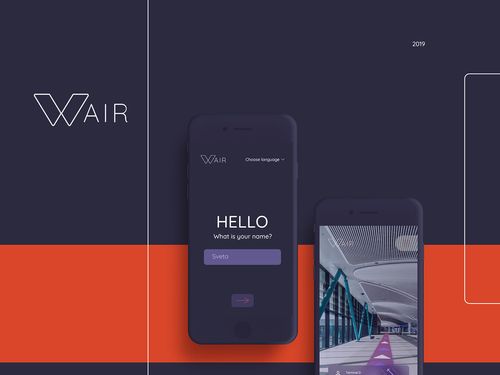 Wair - application to help people at any airport . on Behance