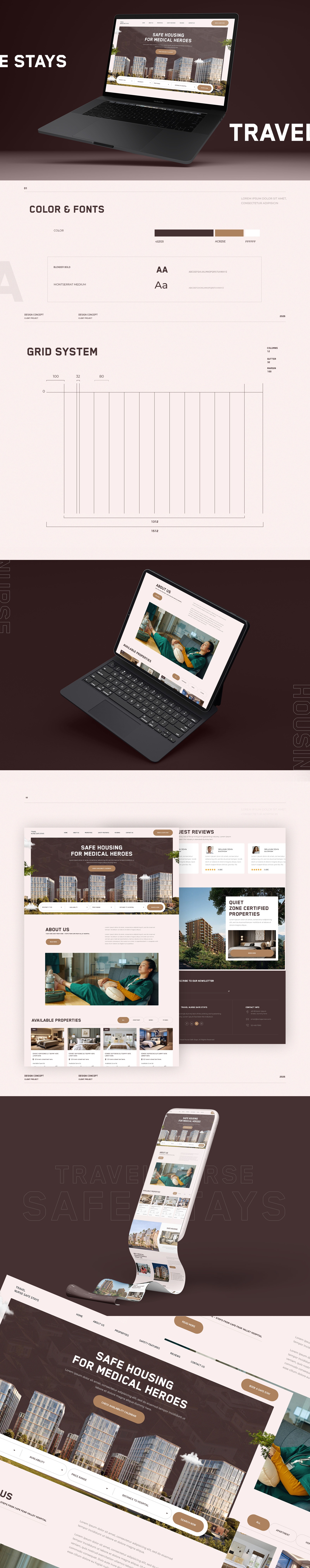 Safe Housing for Medical Heroes | Responsive Web & Mobile Design​​​​​​​ Image 0
