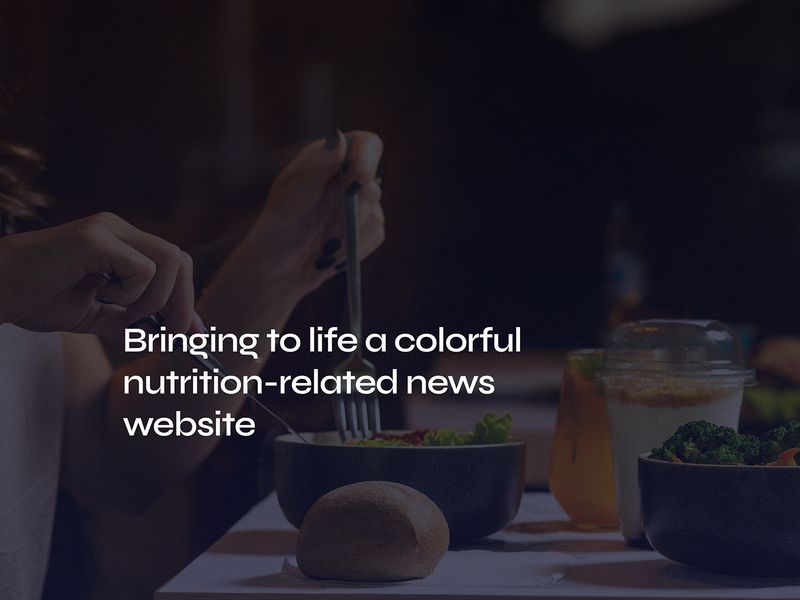 Redesigning the 1st french food-related website