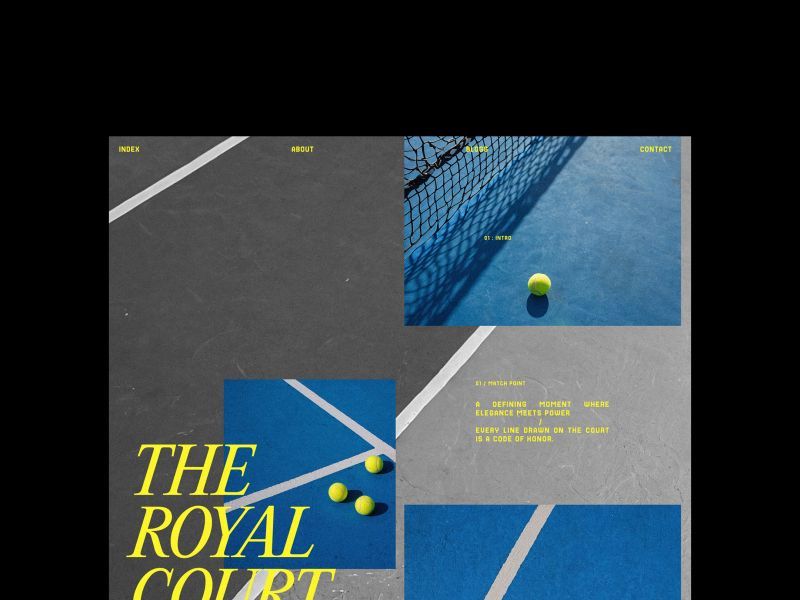 A court of rhythm, ruled by silence. | Alprav Design Brand Identity Designer