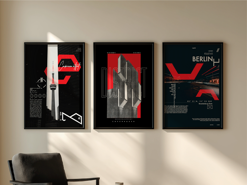 BRUTAL SIGNALS A Free AI Poster Set