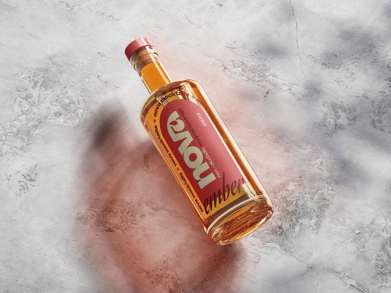 Nova Mocktails 🍸Logo & Label Design