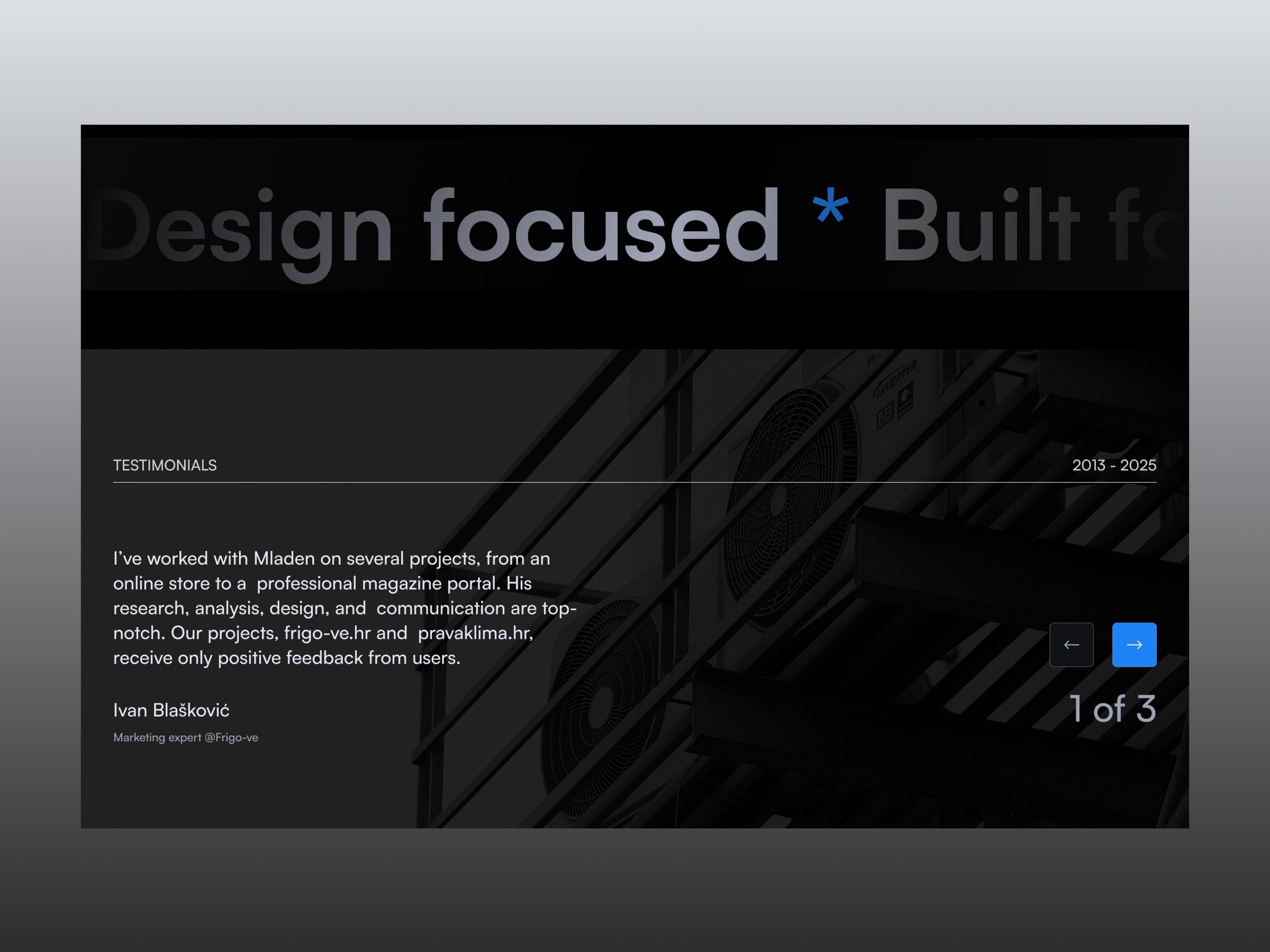Mladen Madarevic freelance portfolio Image 5