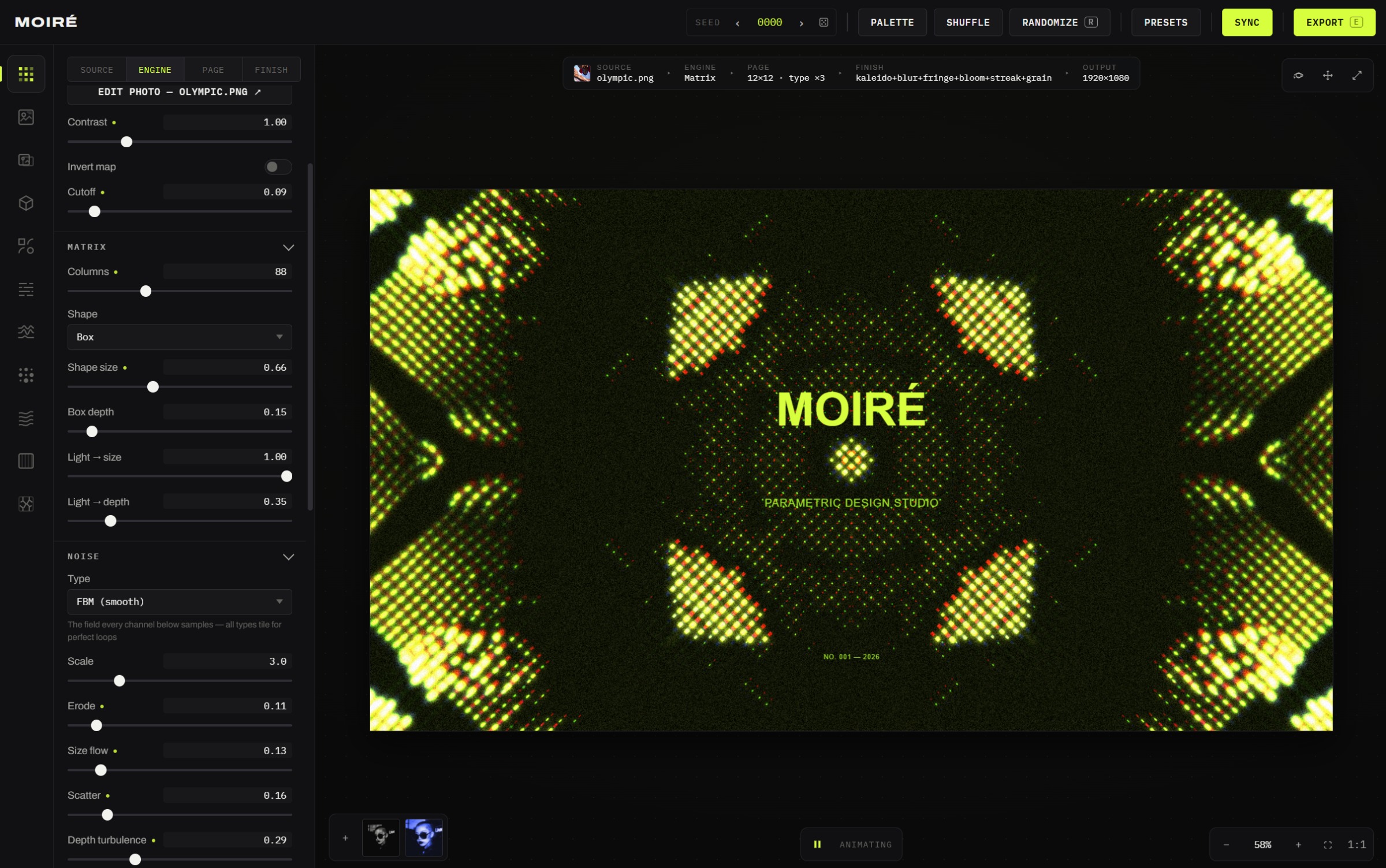 MOIRÉ LAB — parametric design studio Image 0
