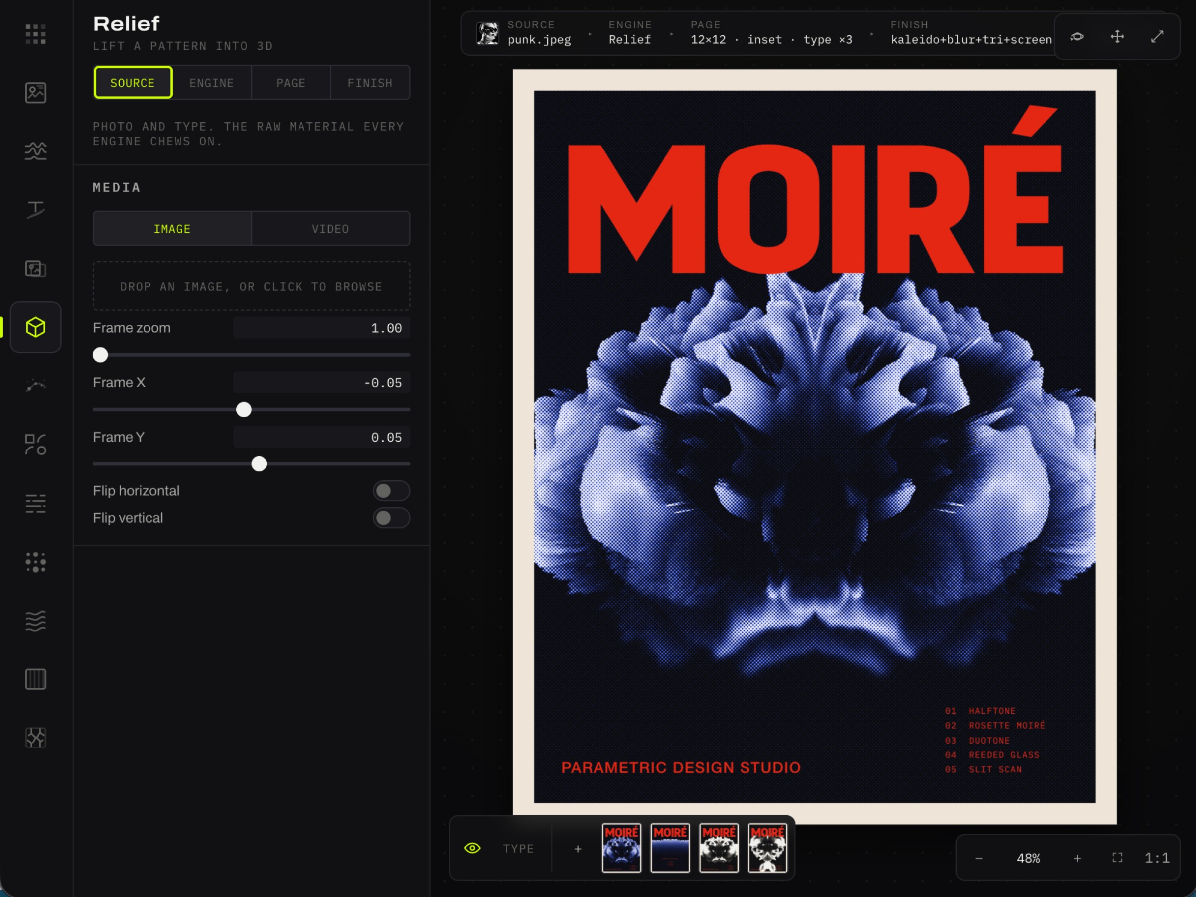 MOIRÉ LAB — parametric design studio