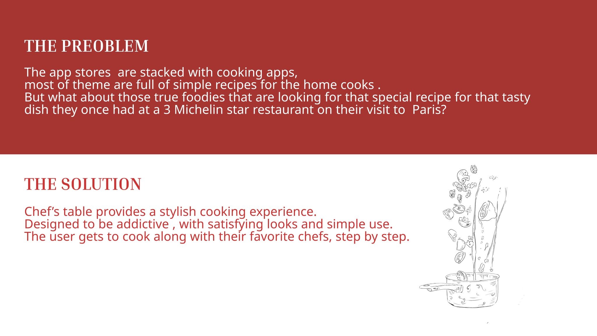 CHEFS TABLE-COOKING APP Image 6
