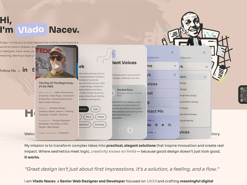 „Design That Moves“ — Madebyvladonacev Portfolio Overview | madebyvladonacev | May, 2025 | Medium