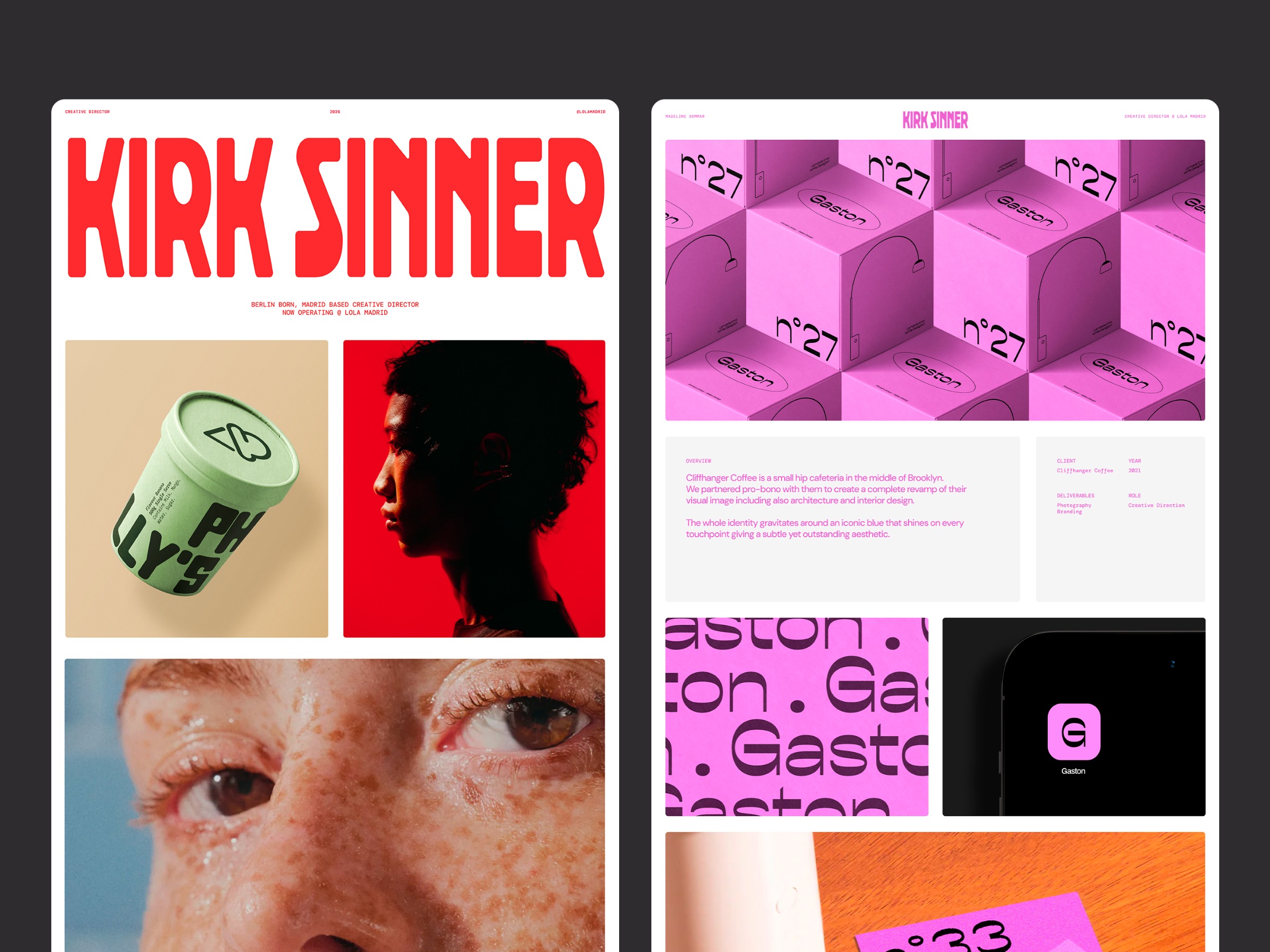 Kirk Sinner - Free WebGL Framer Template Image 0