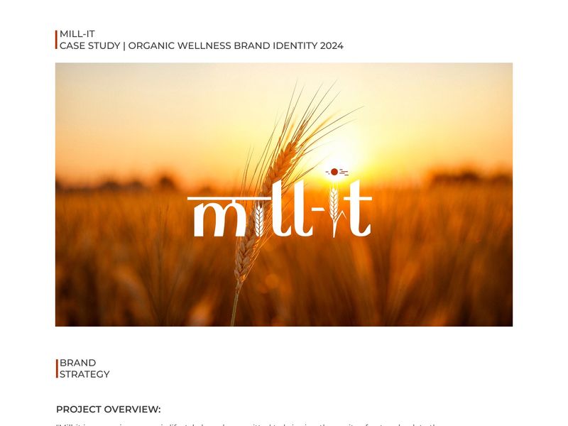 Mill-it BRAND PERSONALITY: