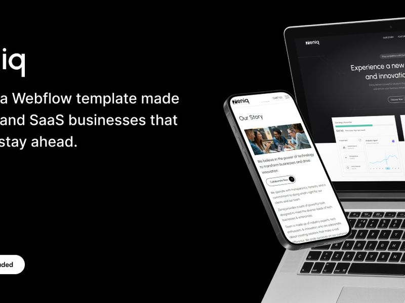 Zeniq - Technology Website Template