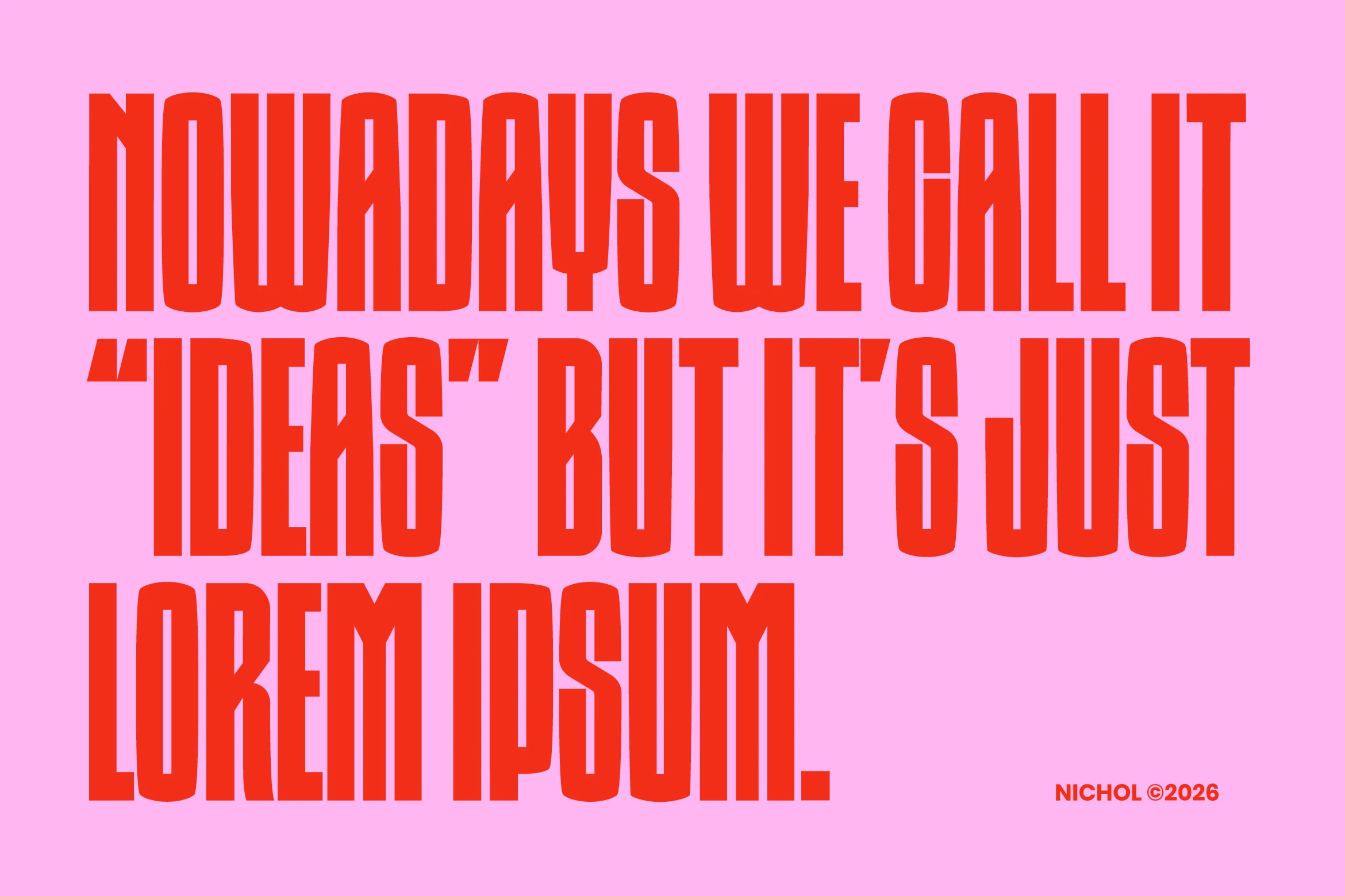 Nichol - Condensed Bold Font Image 2