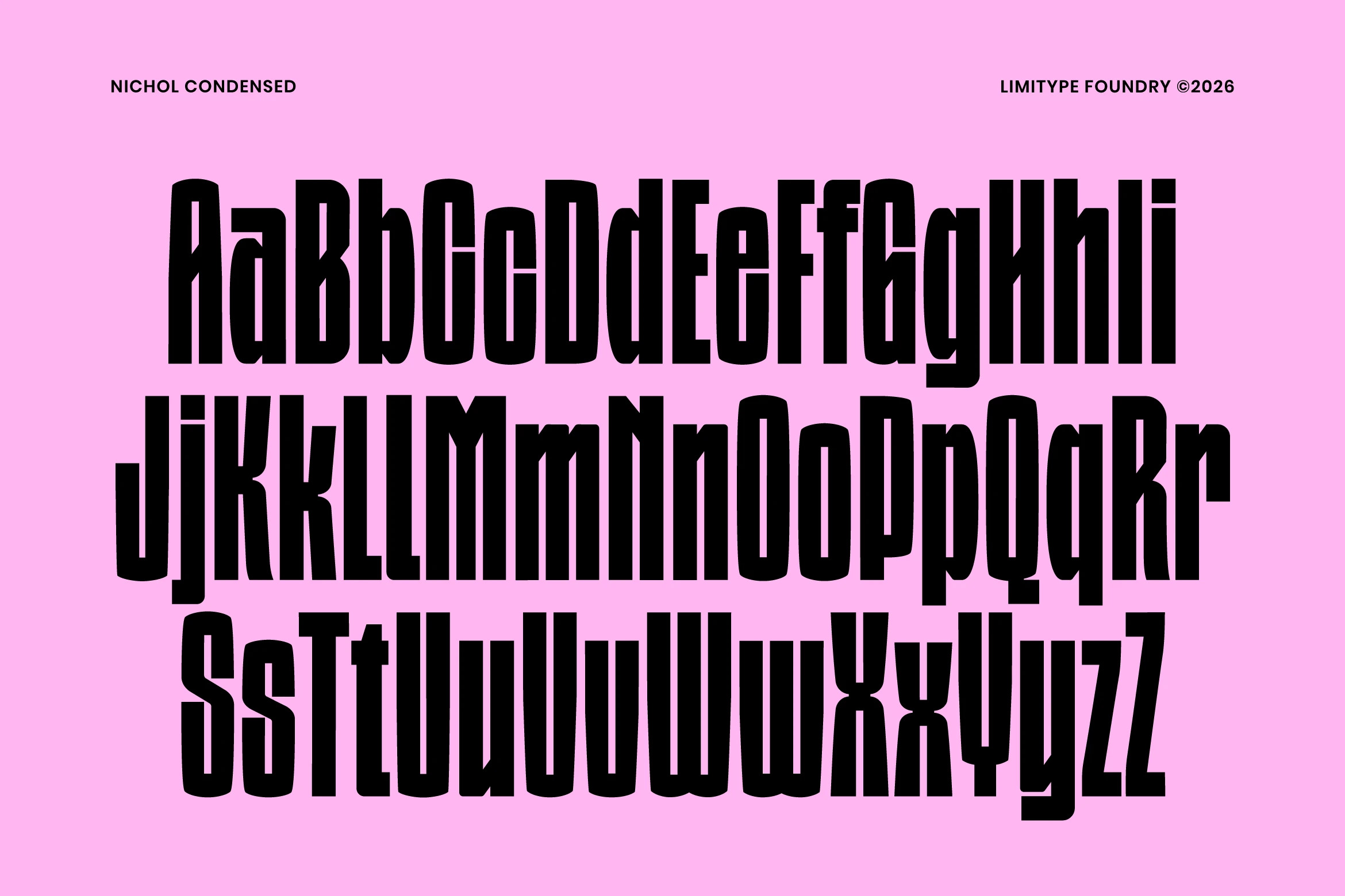 Nichol - Condensed Bold Font Image 6