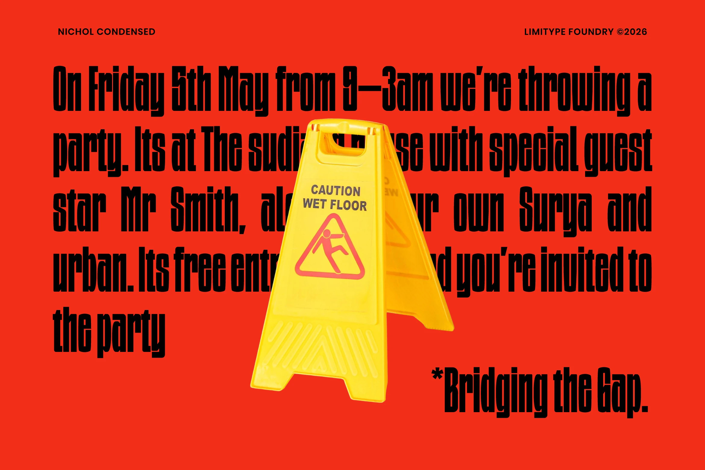 Nichol - Condensed Bold Font Image 7