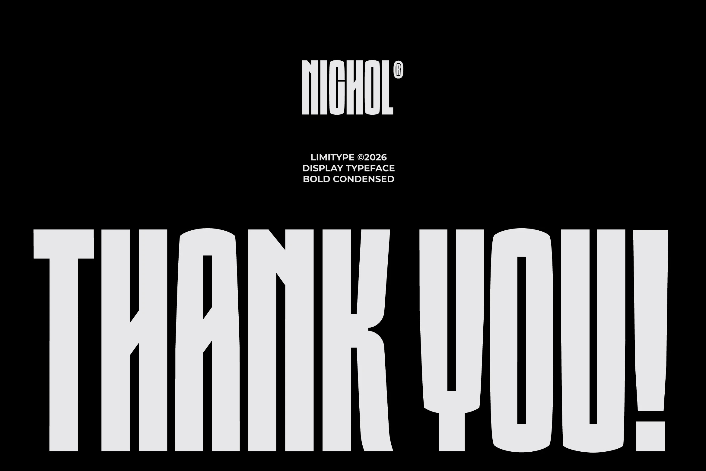 Nichol - Condensed Bold Font Image 8