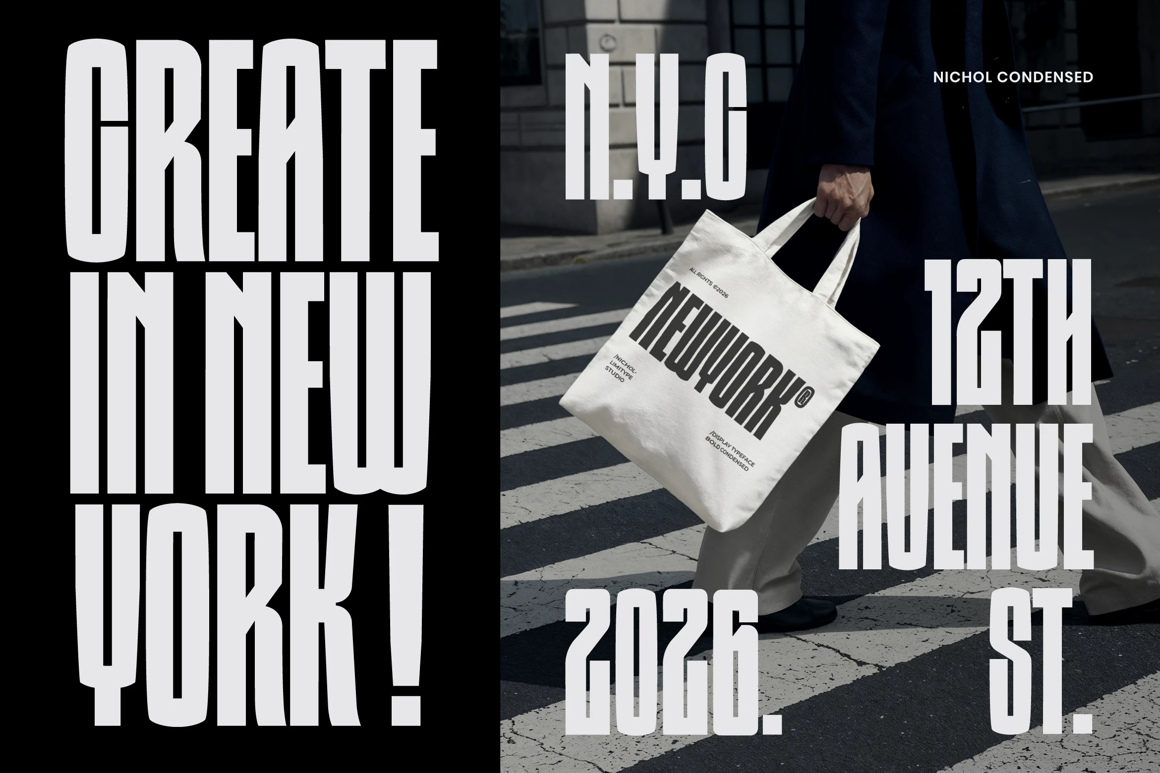 Nichol - Condensed Bold Font Image 10