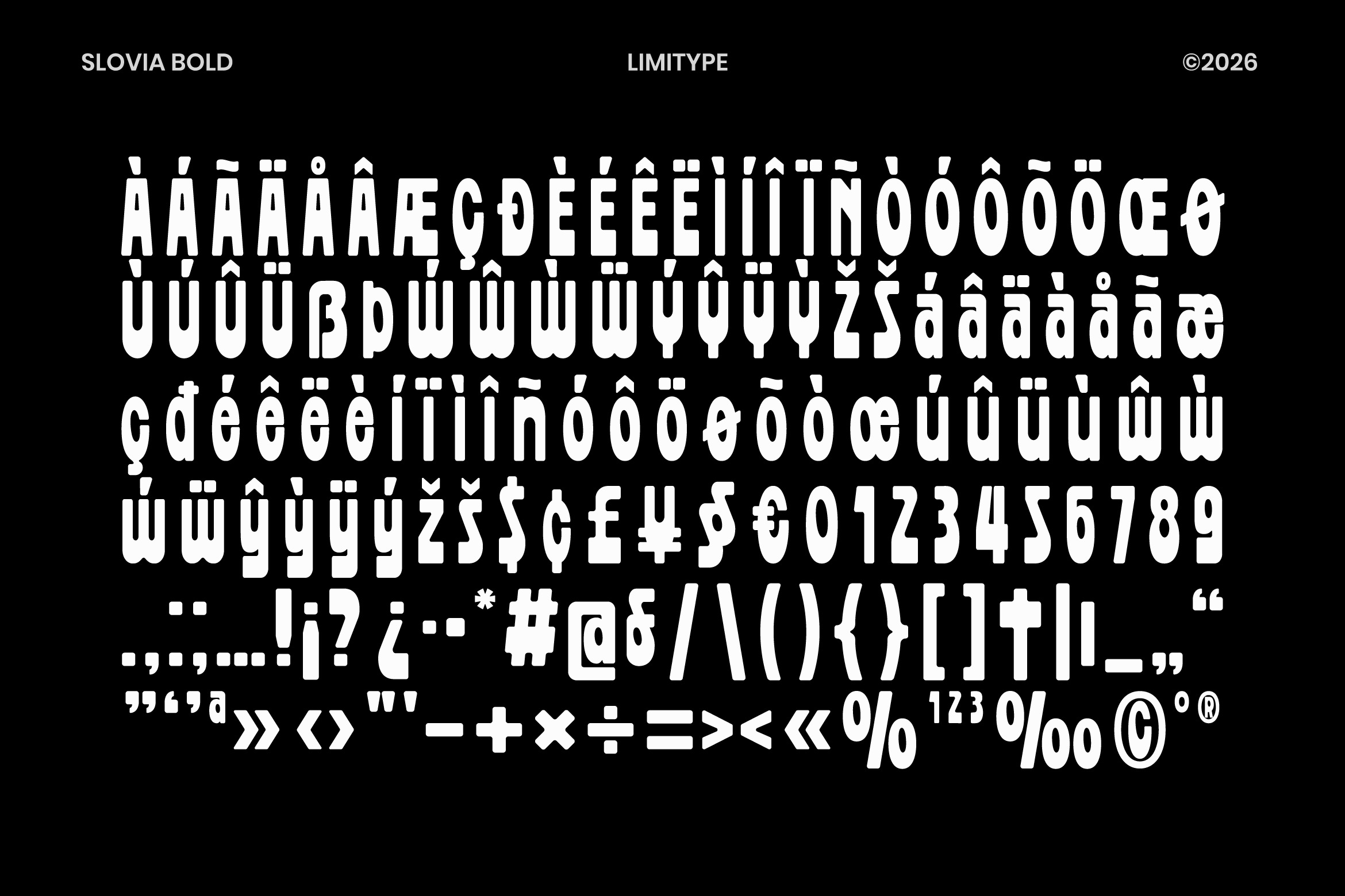 Slovia - Bold Condensed Font Image 8