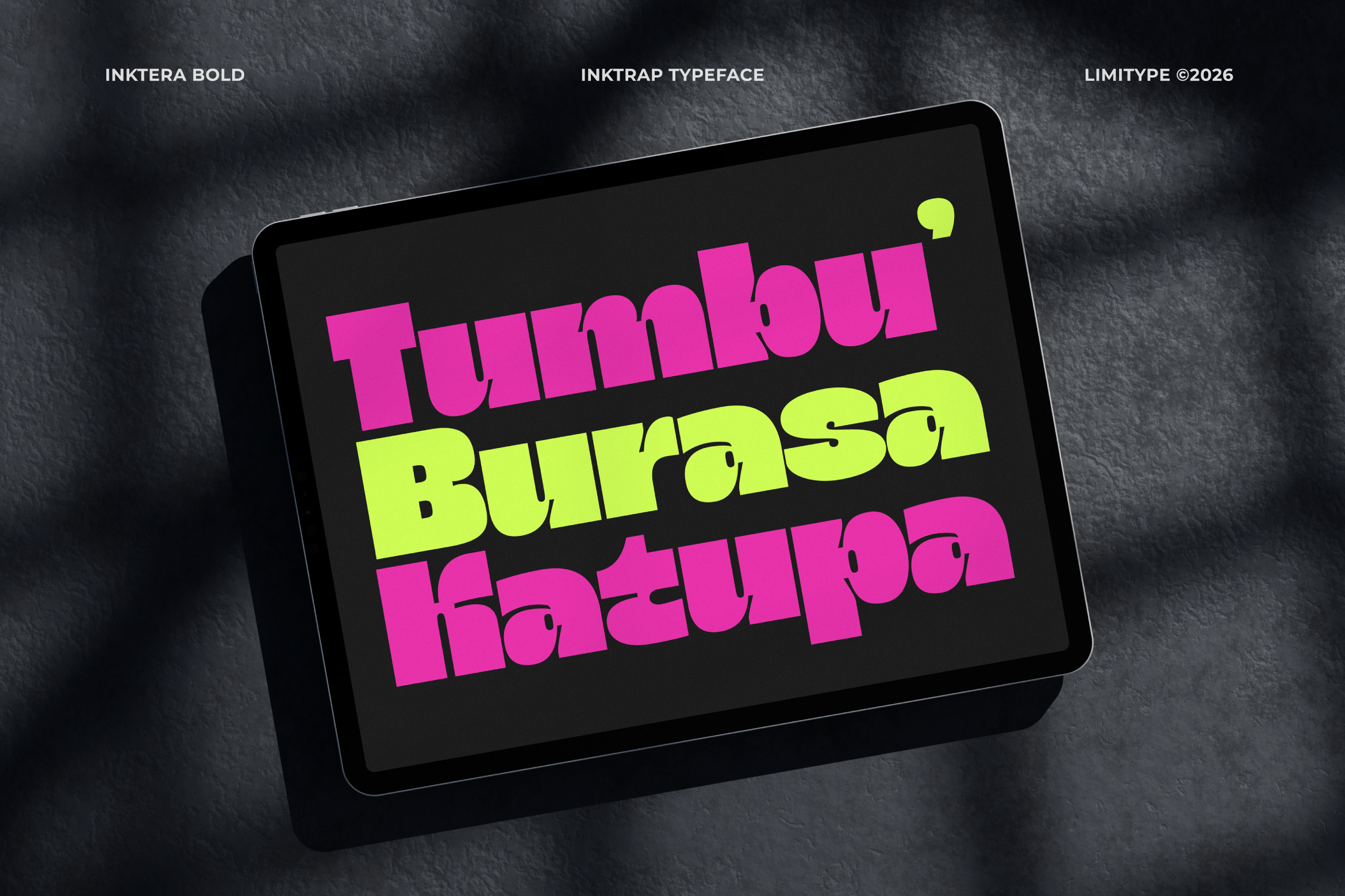 Inktera - Bold Inktrap Font Image 5