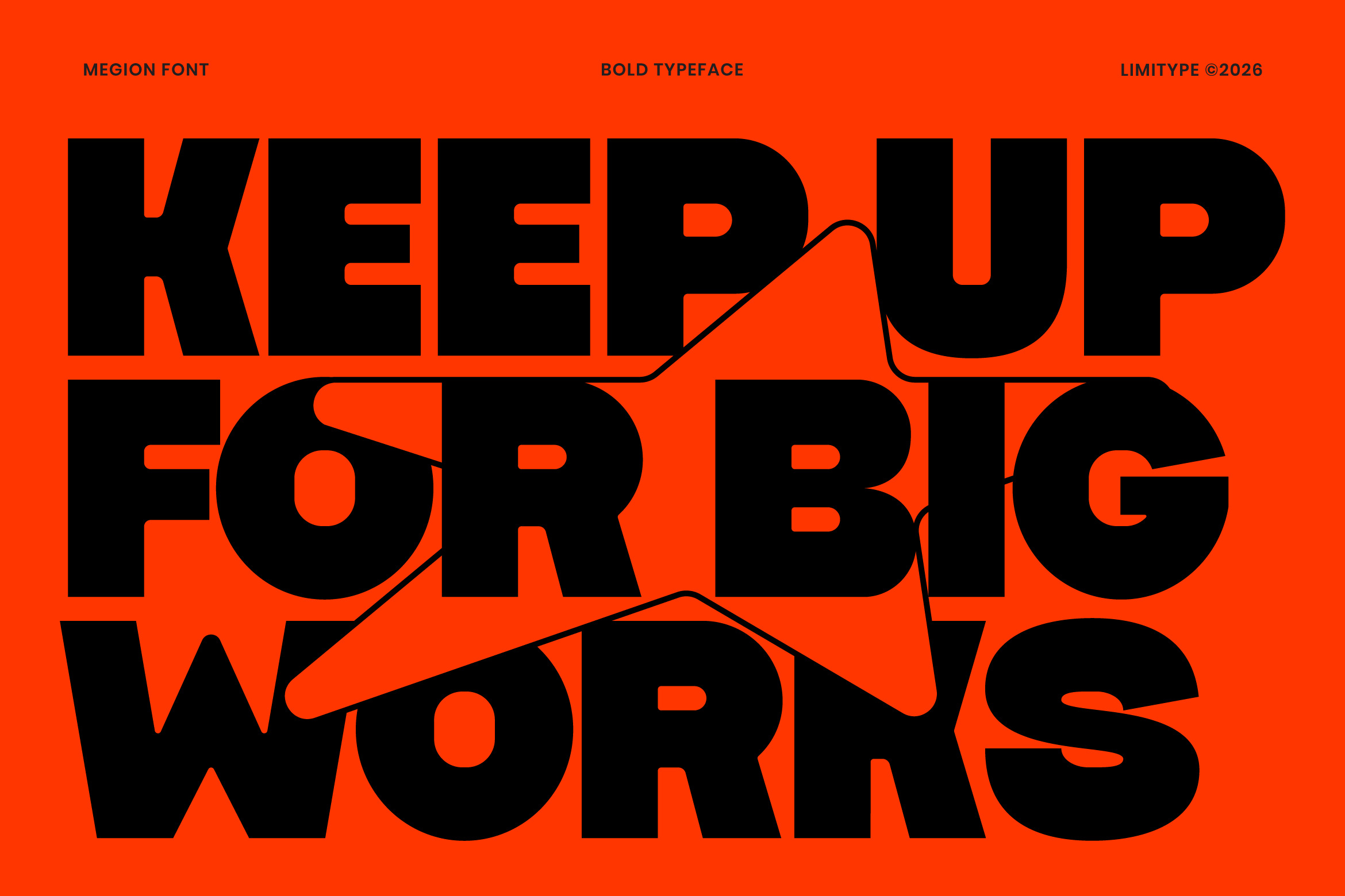 Megion - Bold Display Font Image 0