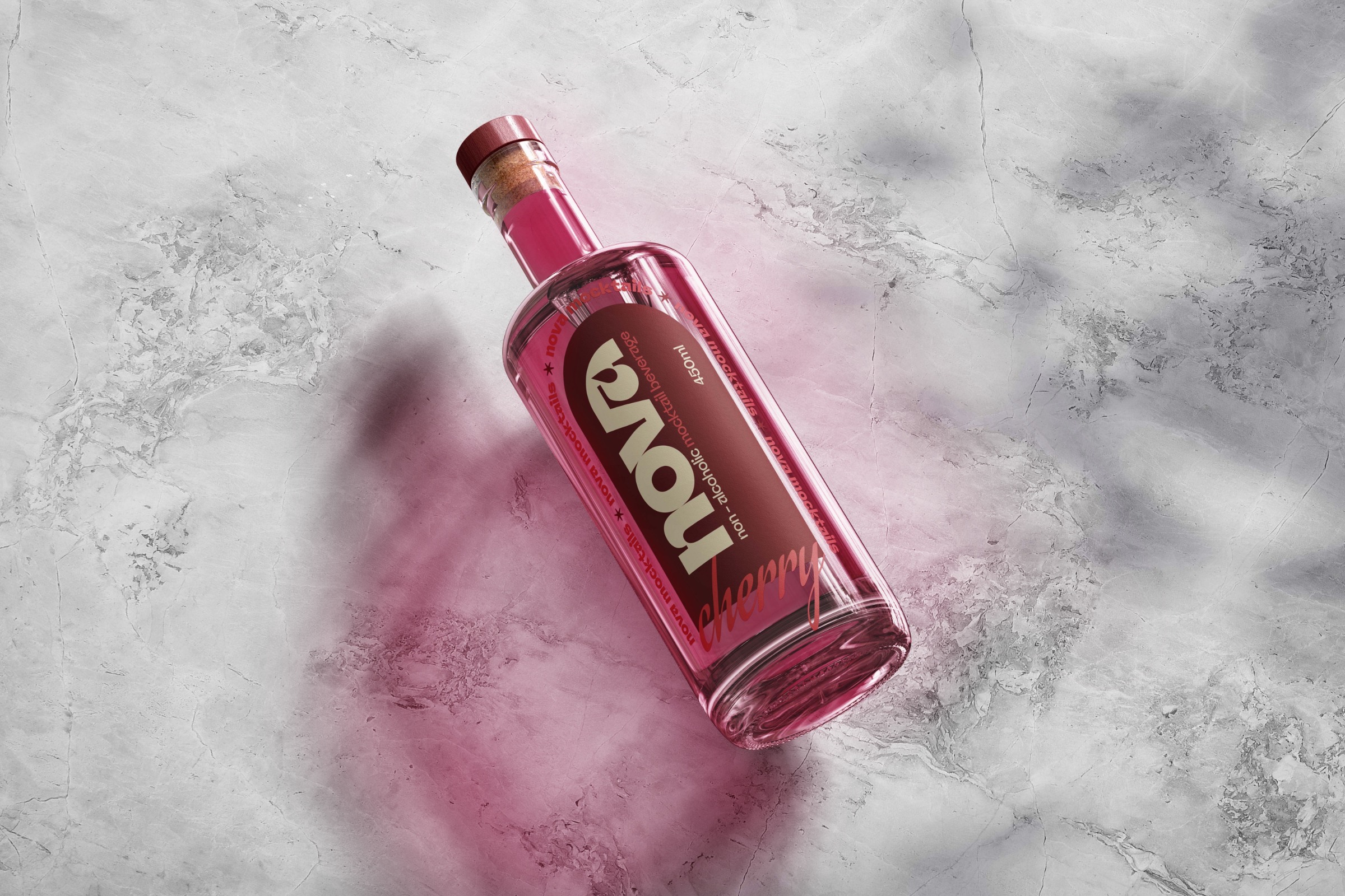 Nova Mocktails 🍸Logo & Label Design Image 0