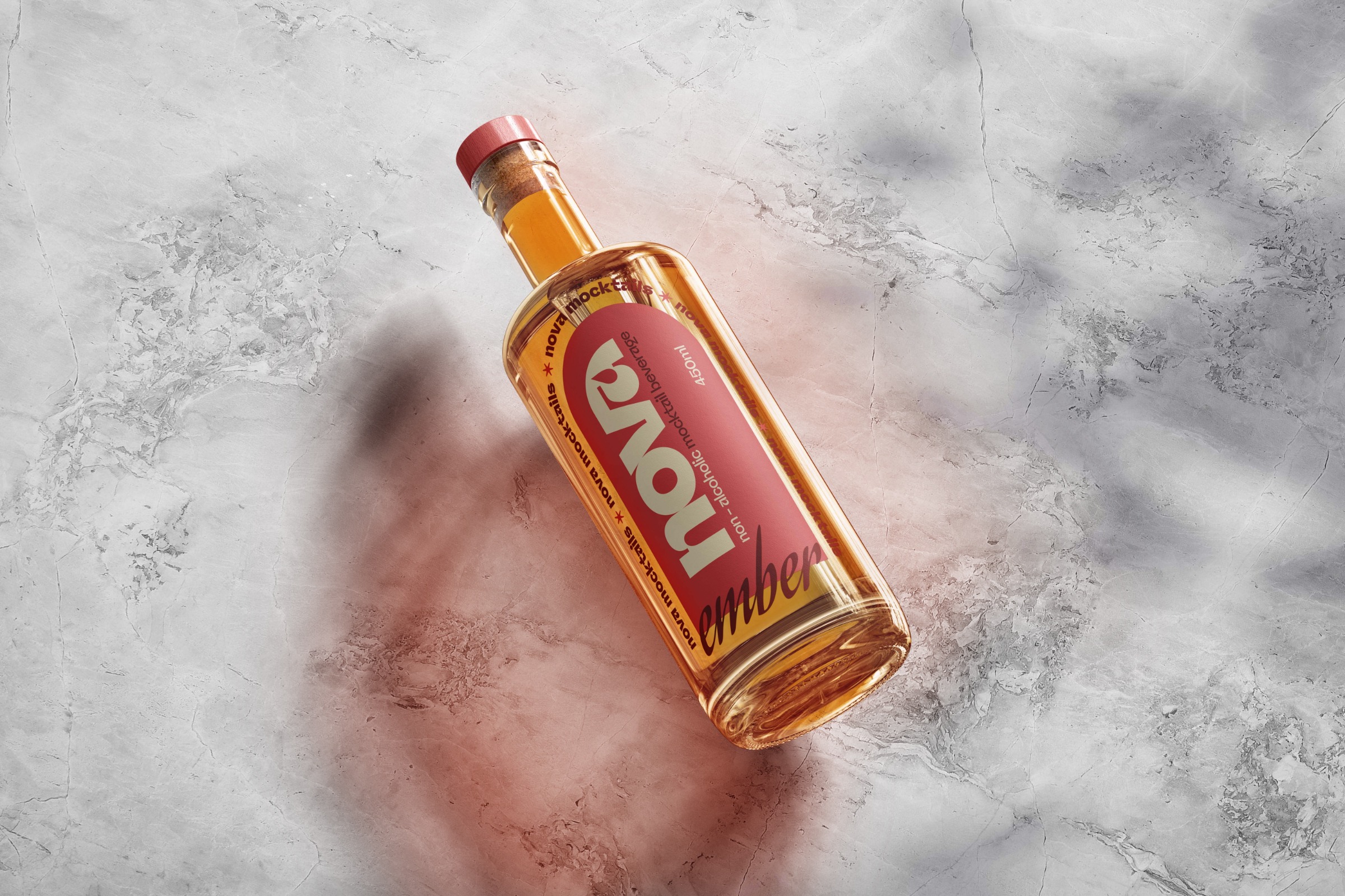 Nova Mocktails 🍸Logo & Label Design Image 1