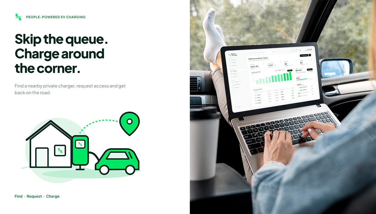 SpareCharge | Peer-to-Peer EV Charging Brand Identity Image 15