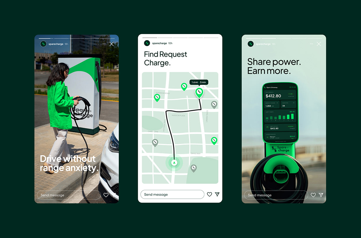 SpareCharge | Peer-to-Peer EV Charging Brand Identity Image 17