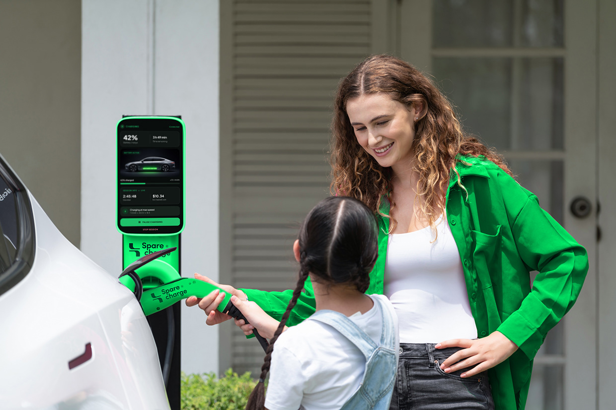 SpareCharge | Peer-to-Peer EV Charging Brand Identity Image 22